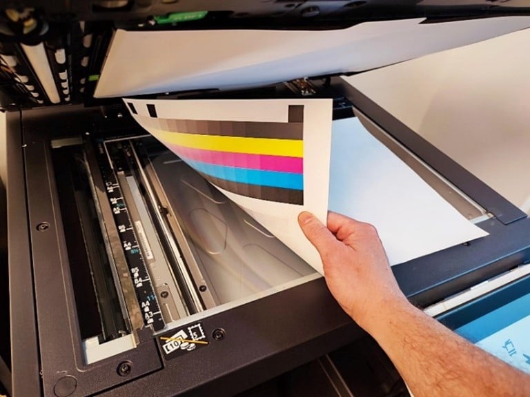 printer calibration on a konica mfp