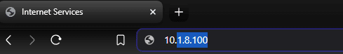 Access my printer via  the Browser Address Bar