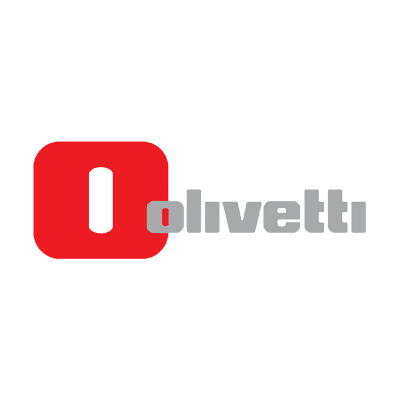 olivetti photocopiers logo with red O